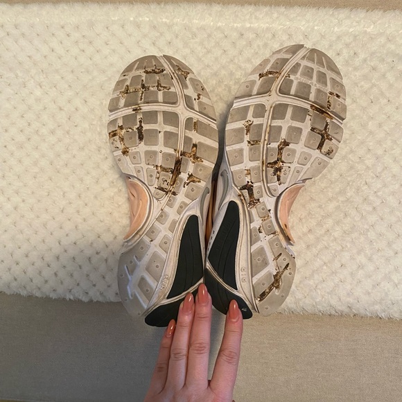 Nike - air presto sneaker - cloud grey and peach - Picture 4 of 7